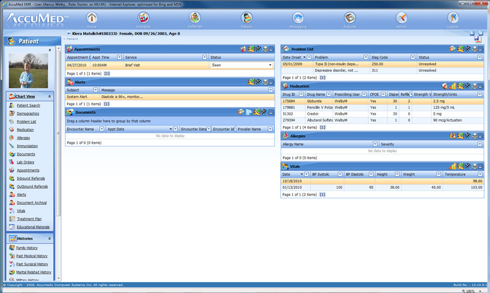 Accumed EHR Electronic Medical Records Software Accumed EHR Electronic Medical Records Software